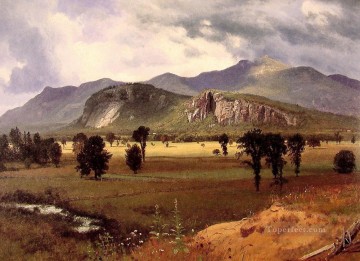 Albert Bierstadt Painting - Moat Mountain Intervale New Hampshire Albert Bierstadt